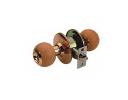 Cylindrcal Knob Lock - 1000B LIGHT WOOD